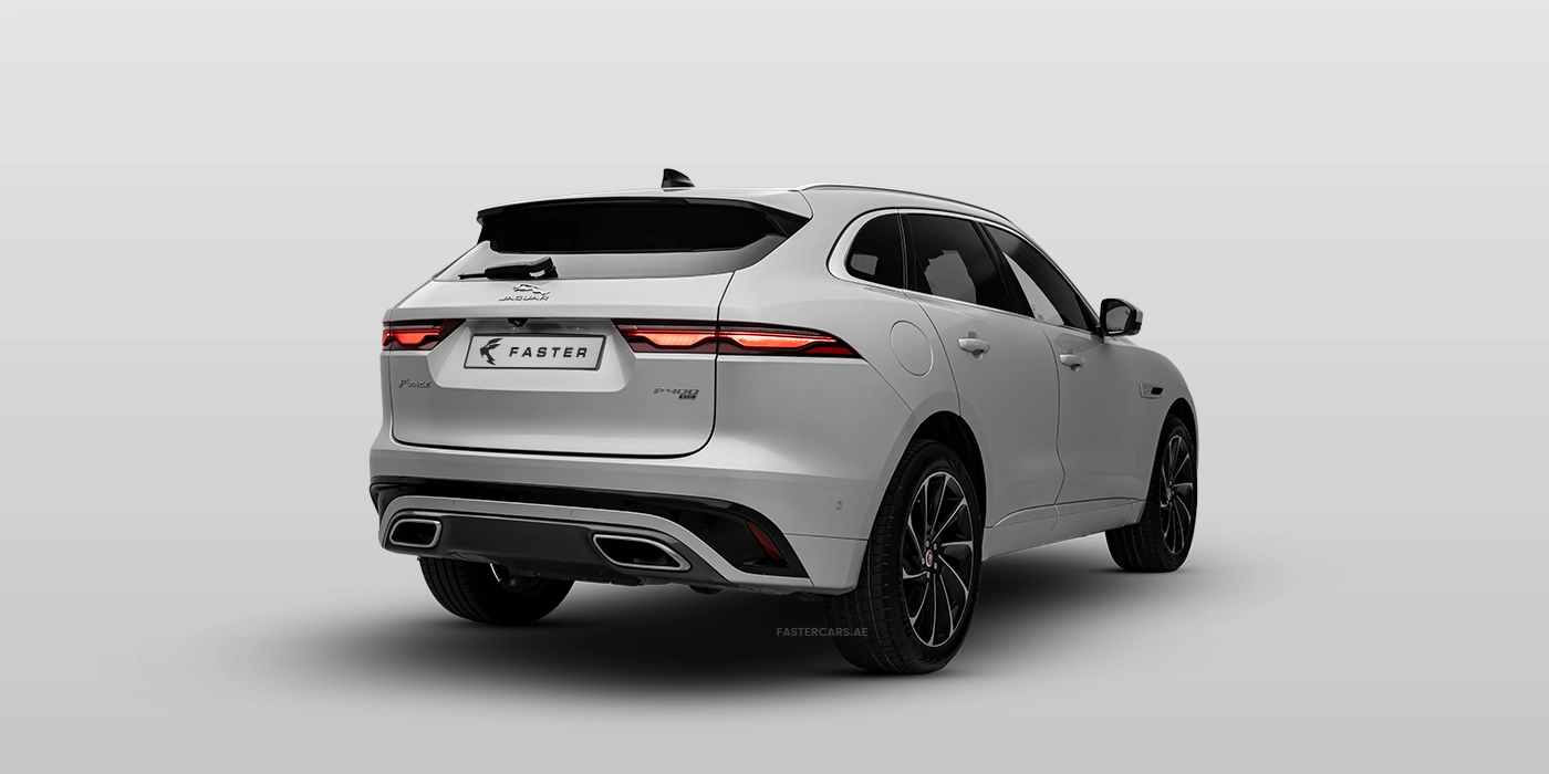 Jaguar F Pace back Side View